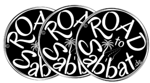 "Road to Sabbat" - Sticker, schwarz, 3Stk.