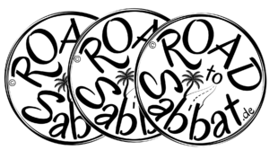 "Road to Sabbat" - Sticker, weiß, 3Stk.